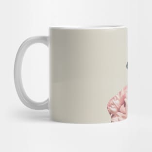 The pink flower lady Mug